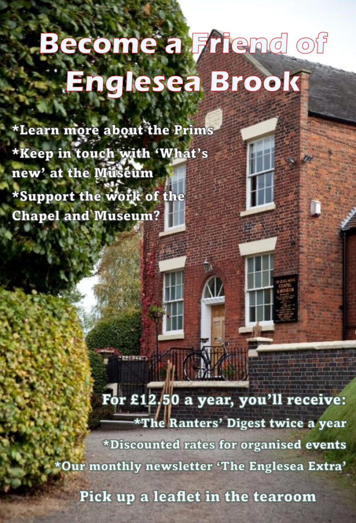 A poster inviting you to become a friend of Englesea Brook