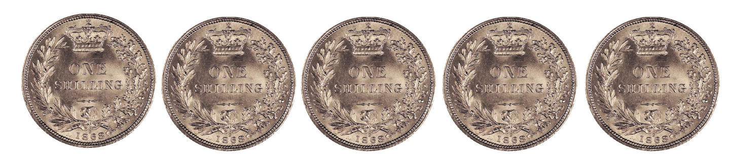 Five Old Shillings
