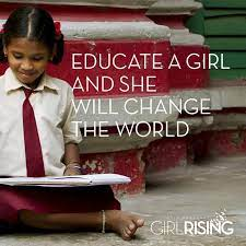 Educate a girl...