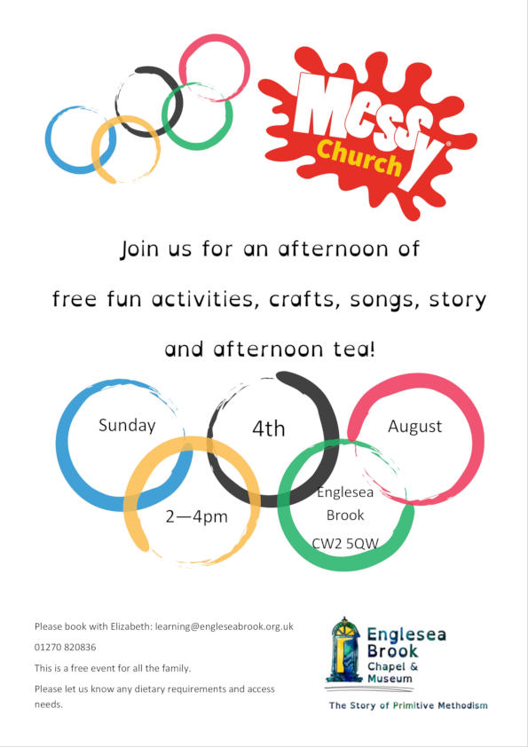 Messy Church 4th August 2024 poster